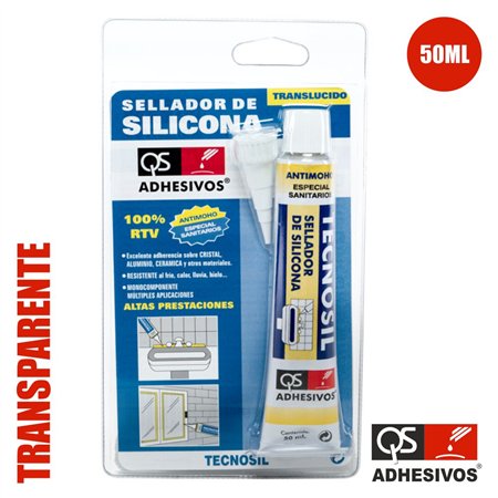 Silicone Acético Sanitário Transparente 50Ml Qs