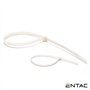 Conjunto 50 Braçadeiras Nylon 3.6X100Mm Branco Entac