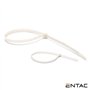 Conjunto 50 Braçadeiras Nylon 4.8X200Mm Branco Entac
