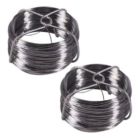 Conjunto De 2 Rolos De Arame 2X40M