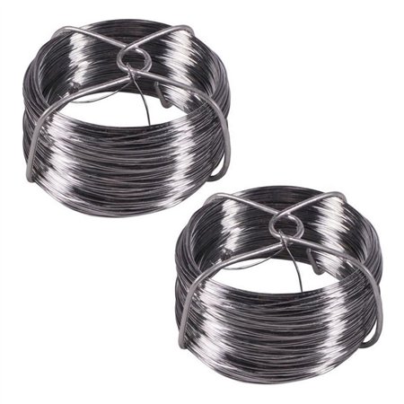 Conjunto De 2 Rolos De Arame 2X40M