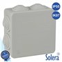 Caixa De Passagem Estanque C/ 7 Cones 80X80X35Mm Ip55 Solera