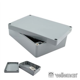 Caixa Estanque Abs Cinza Escuro 171X121X55Mm