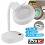 Candeeiro C/ Lupa Secretária 3/8 Dioptrias 15 Leds 10W Prok