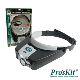 Lupa De Cabeça C/ Iluminação A Led Proskit