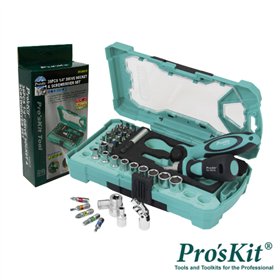 Conjunto De 2 Chaves Roquete C/ 35 Bits E Extensor Proskit