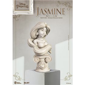 Figura busto besta reino disney aladdin jasmine