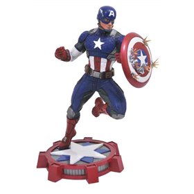 Figura coleção de diamantes Marvel Avengers novo Capitão América 25 cm Galeria Marvel agora selecione brinquedos