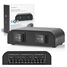 Comutador De Áudio 2 Vias Nedis