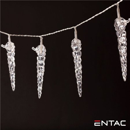 Grinalda 10 Leds Estalactite 2Xaa 1.65M Entac