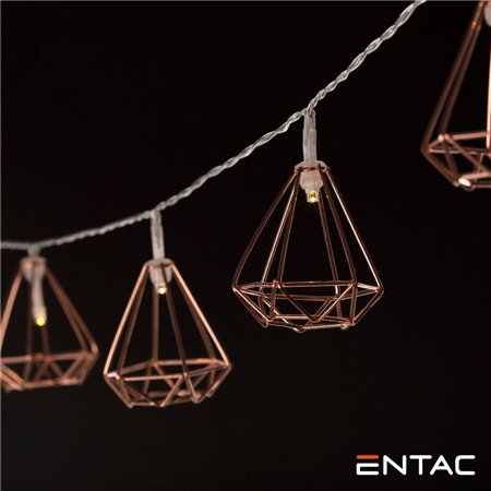 Grinalda 10 Leds Estruturas Metálicas 2Xaa 1.65M Entac