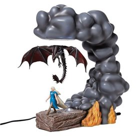 Figura levitando enesco jogo dos tronos drogon