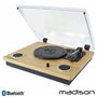 Gira-Discos 33/45/78Rpm Retro Bt/Usb/Sd/Rec Madison