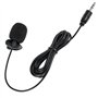 Microfone Lapela Condensador Preto