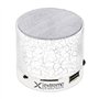 Coluna Bluetooth Portátil 3W Sd/Bat/Led Branco
