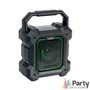 Coluna Amplificada Portátil 3" Com Efeitos Led Party