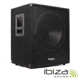 Grave Subwoofer Bi-Amplificado 18" 1200W Ibiza