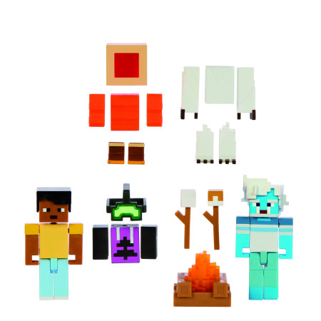 Figura Mattel Minecraft Creator Series Susto do Yeti