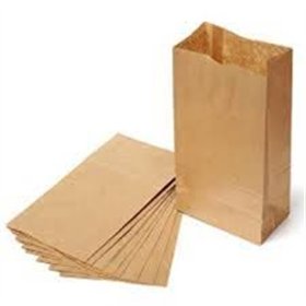 Saquetas de Papel Kraft Castanhas (Sc03+/TK1) 10x5x28 - 2000 unidades