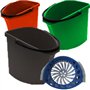 Balde Oval c/ Escorredor Verde - 16 litros