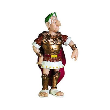 Figura plastoy asterix & obelix imperador césar pvc 9 cm