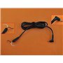 Cabo DC Jack Atual para Carregador Portatil com Ficha 2.5X0.7 mm