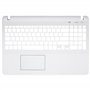 Carcaça Superior Teclado para Portatil Sony Vaio SVF152 Série SVF152C29M Branco Intro Pequeno