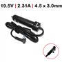 Carregador de Carro para Portatil HP Split 19.5V 2.31A 4.5 X 3.0mm 45W