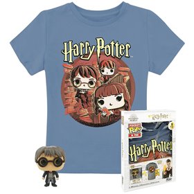 Camiseta Pop & Tee Harry Potter Funko + Trio Tamanho L