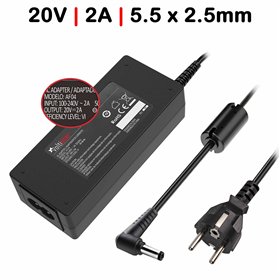 Carregador para Portatil Lenovo IdeaPad S200 S205 20V 2A 40W