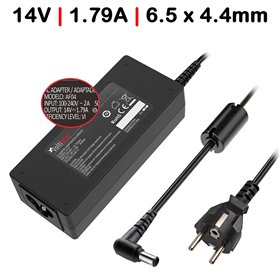 Carregador para Monitor 14V 1.79A 6.5 X 4.4mm 25W