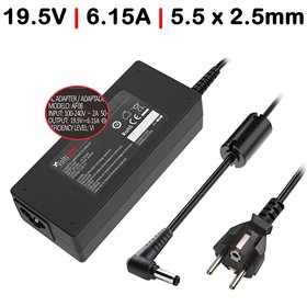 Carregador para Portatil Sony/MSI 19.5V 6.15A 120W