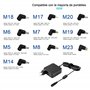 Carregador Universal para Portáteis 9.5-20V 65W 9 Tips