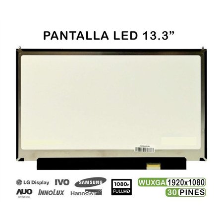 Ecrã LED de 13.3" para Portatil LP133Wf6-Spb1 Ips FHD 30 Pines