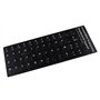 Etiqueta para Transformar-Se em Teclado em Idioma Francés Preto