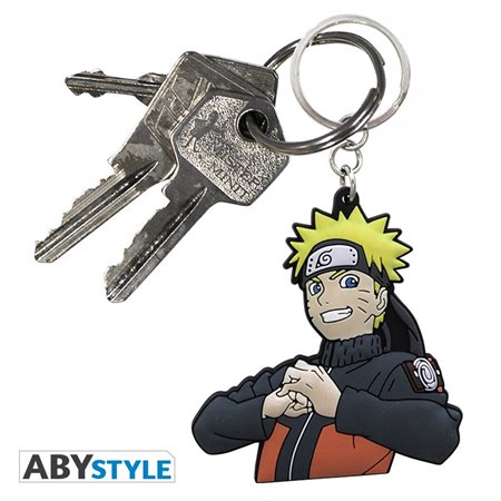 Chaveiro abystyle pvc naruto shippuden naruto uzumaki