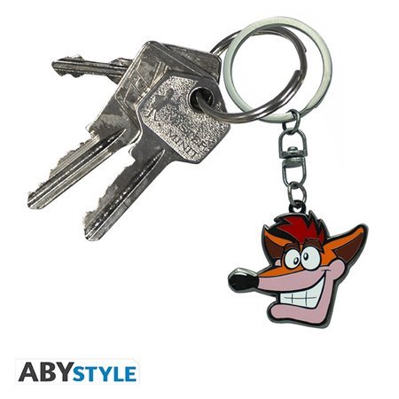 Chaveiro de metal abystyle crash bandicoot