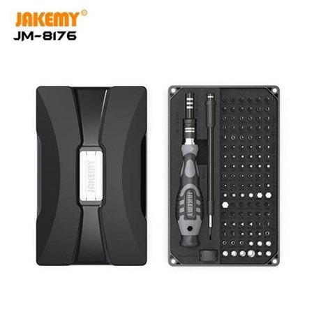 Jogo de Chave de Fendas 106 em 1 para Reparares Jakemy JM-8176