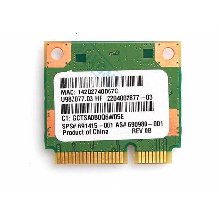 Cartão PCi-E WiFi + Bluetooth 3.0 Ralink Rt5390Bc8