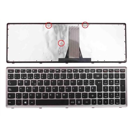 Teclado para Portatil Lenovo G505S G500C G500S S500 Cinzento