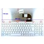 Teclado Branco para Portátil Sony Vaio SVE15 SVE17 Series