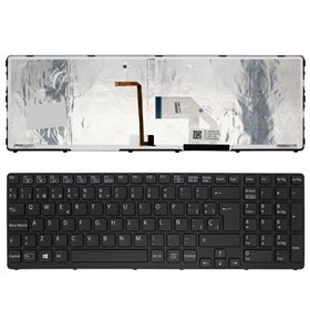 Teclado Retroiluminado para Portatil Sony Vaio SVE15 SVE17 Series Negro