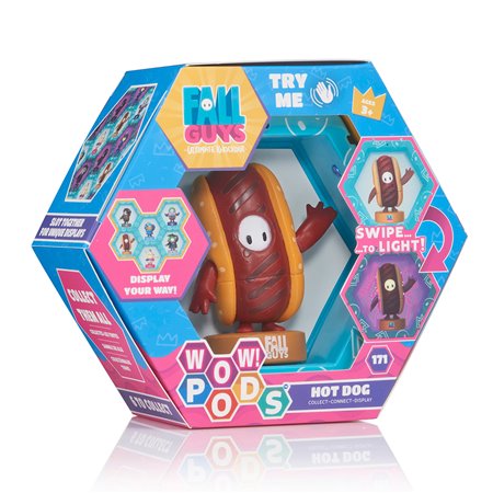 figura uau! pod fall guys cachorro quente