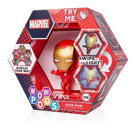 figura uau! pod marvel homem de ferro