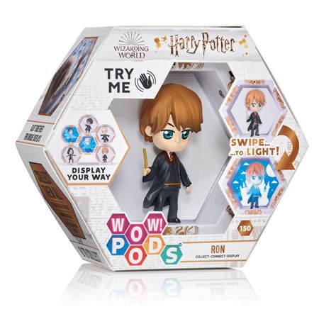 figura uau! pod harry potter mundo mágico - ron