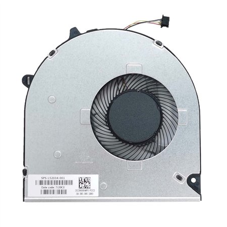 Ventoinha CPU para Portatil HP 15-Dw 15-Du 250 G8 255 G8 250 G9 15S-Dy 15S-Du L52034-001