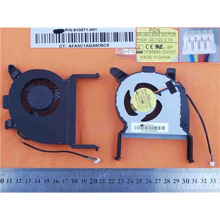 Ventoinha para Portatil HP Elitedesk 800 G2 810571-001 Dfb593512Mn0T
