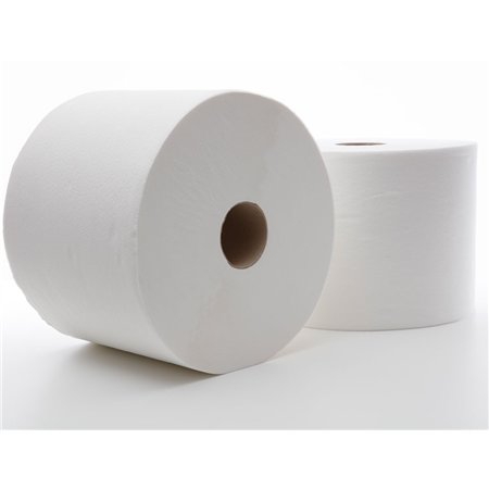 Rolo Industrial / Toalhas Mão / Rolo Cozinha 2x350mts Pack 2