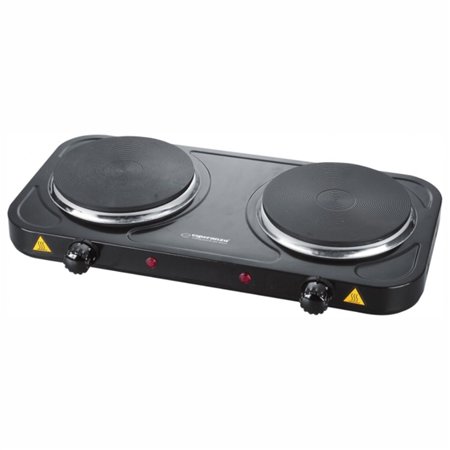 Fogão Elétrico 2 Placas Preto 2000W