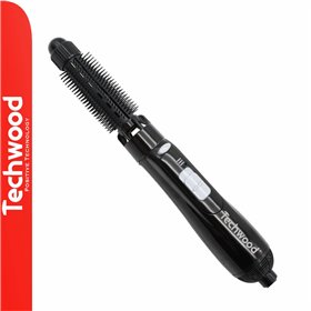Escova Alisadora de Cabelo Rotativa 800W TECHWOOD